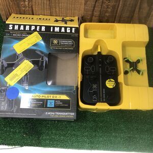 Sharper Image Auto Pilot DX-1 Micro Drone Black Rechargeable 2.4GHz FREE SHIP